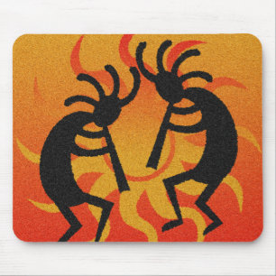 Mousepad Deserto tribal do sudoeste Sun Kokopelli do design