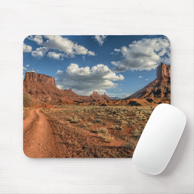 Mousepad Desertos | Professor Valley Near Moab, Utah (Com mouse)