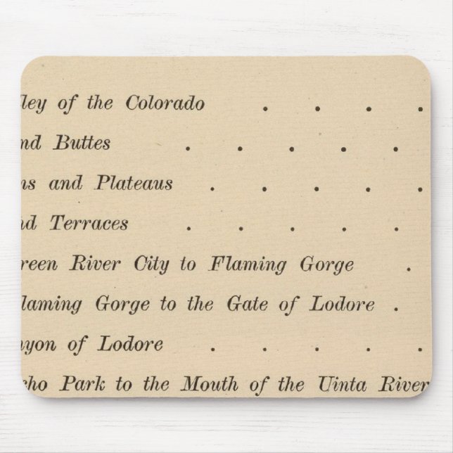 Mousepad Desfiladeiros do Colorado (Frente)