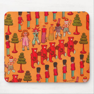 Mousepad Desfile de Brinquedos de Natal Antigos 1907 Revist