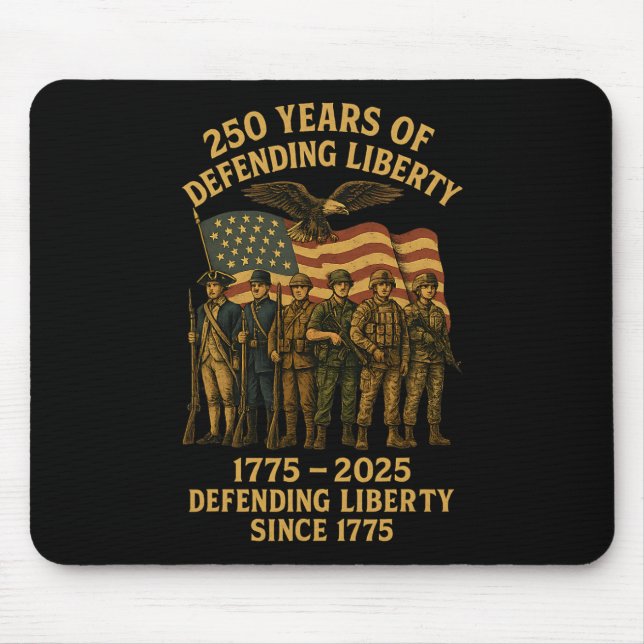 Mousepad Desfile Militar Patriótico dos EUA do Exército dos (Frente)