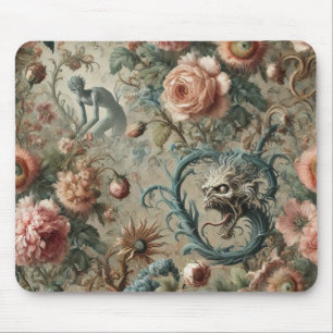 Mousepad Desgraça habitável - Design Floral Gótico Vitorian