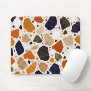 Mousepad Design Abstrato de Terrazzo Mediterrâneo