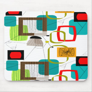 Mousepad Design abstrato moderno do século médio