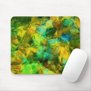 Mousepad Design Abstrato Moderno Funky Greens