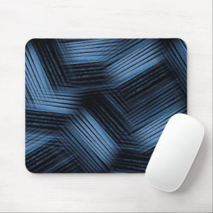 Mousepad Design abstrato preto e azul
