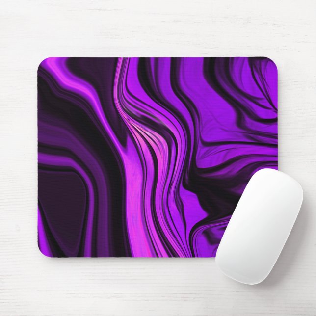 Mousepad Design Abstrato Roxo (Com mouse)