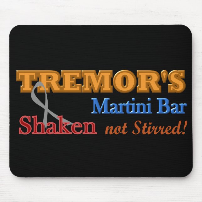 Mousepad Design agitado bar do Martini do tremor de (Frente)