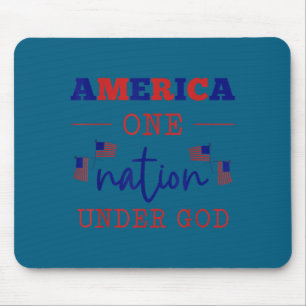 Mousepad Design América Uma Nação Sob Deus