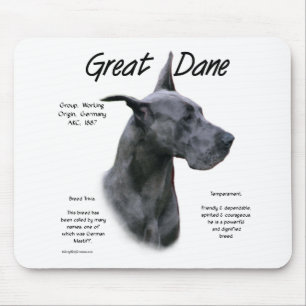 Mousepad Design (azul) da história de great dane