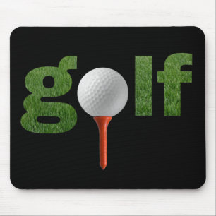 Mousepad Design bonito dos esportes do golfe