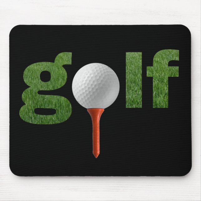 Mousepad Design bonito dos esportes do golfe (Frente)