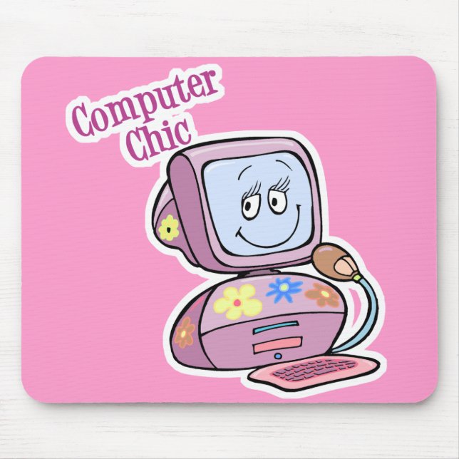 Mousepad Design Charmoso de Computador Fashion (Frente)