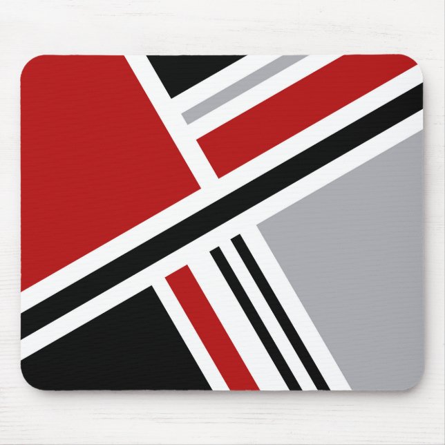 Mousepad Design colorido com formato geométrico (Frente)