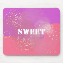 Mousepad design cor-de-rosa estética efêmero