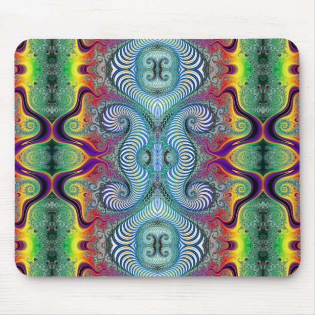 Mousepad Design da arte do Fractal de Wurburbo (Frente)