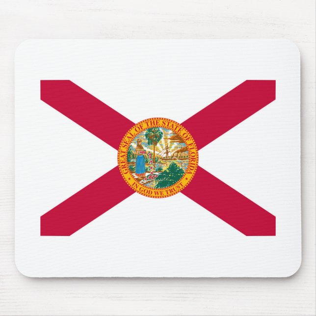 Mousepad Design da bandeira do estado de Florida (Frente)