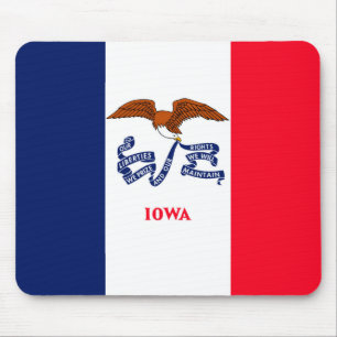 Mousepad Design da bandeira do estado de Iowa