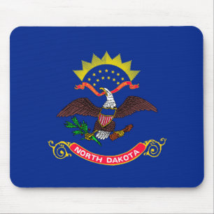 Mousepad Design da bandeira do estado de North Dakota