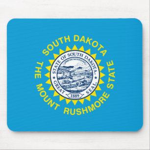 Mousepad Design da bandeira do estado de South Dakota