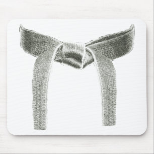 Mousepad Design da correia das artes marciais