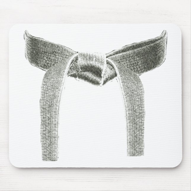 Mousepad Design da correia das artes marciais (Frente)