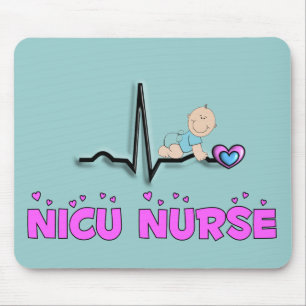 Mousepad Design da enfermeira QRS de NICU