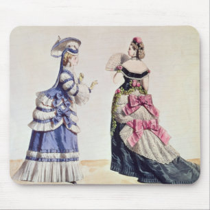 Mousepad Design da forma para mulheres dos 1860's