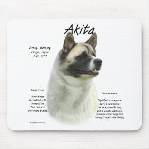 Mousepad Design da história de Akita (pinto)