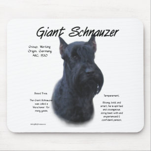 Mousepad Design da história do Schnauzer gigante