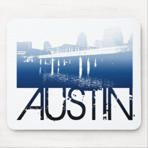 Mousepad Design da skyline de Austin