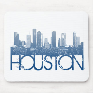 Mousepad Design da skyline de Houston