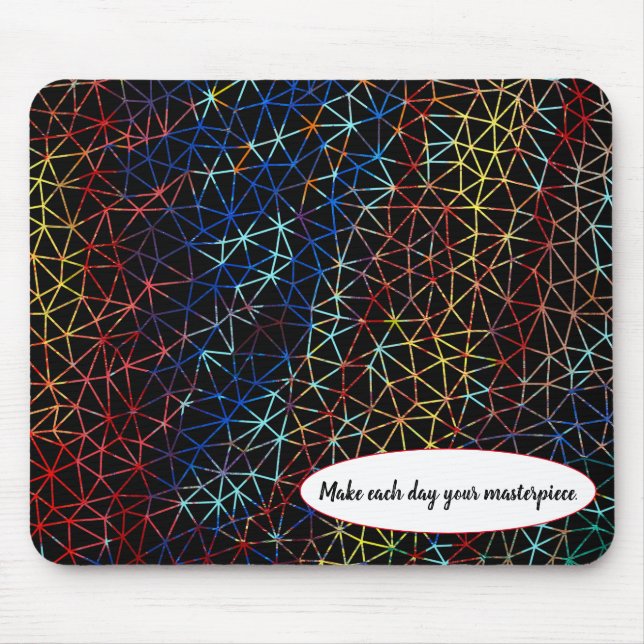 Mousepad design de abstrato com aspas (Frente)