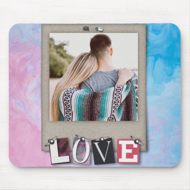 Mousepad Design de amor fofo  (Frente)