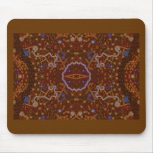 Mousepad Design de Arte ao estilo australiano Walkabout