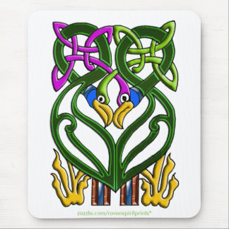 MOUSEPAD DESIGN DE AVES DE FANTASIA CELTICA