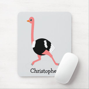 Mousepad Design de Avestruz