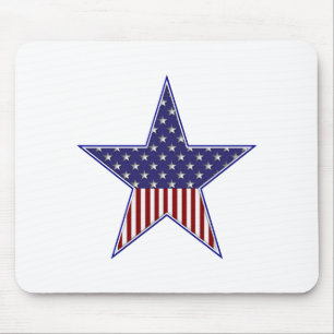 Mousepad Design de Bandeira Patriótica dos EUA