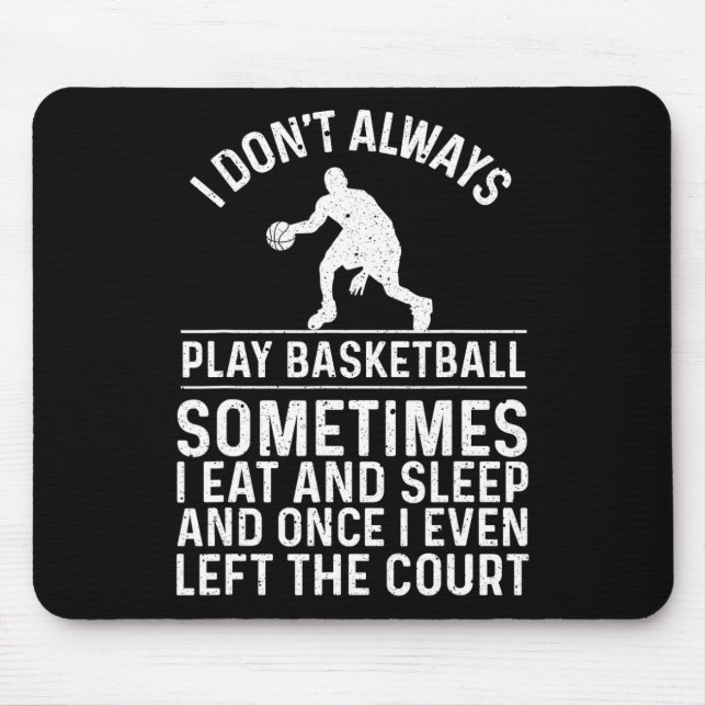 Mousepad Design De Basquete Divertido Para Crianças Mulhere (Frente)
