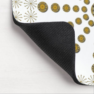 Mousepad Design de bolinhas de girassol Legal africano