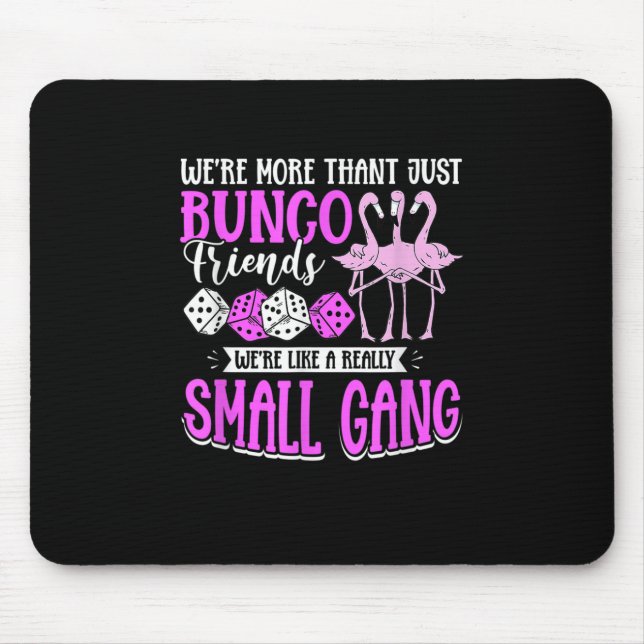 Mousepad Design de Bunco Game Flamingo para um Babe Bunco (Frente)