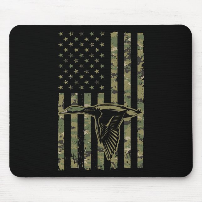 Mousepad Design De Caça A Patos legal Para Homens (Frente)