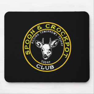 Mousepad Design De Caça Engraçada À Spoon E Crockpot Club