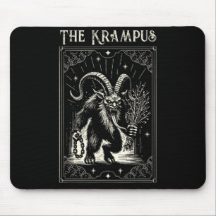 Mousepad Design de Carta de Tarot do Krampus Temporada de N