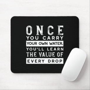Mousepad Design de Citação de Sabedoria - Valor de Cada Lar