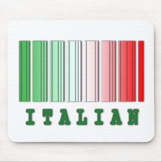 Mousepad design de código de barras italiano