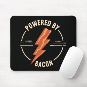 Mousepad Design de Comida engraçada do tórax do bacon retro