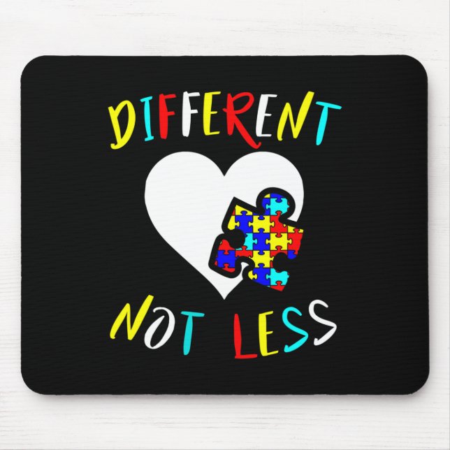 Mousepad Design de Consciência do Autismo Oferece Diferente (Frente)