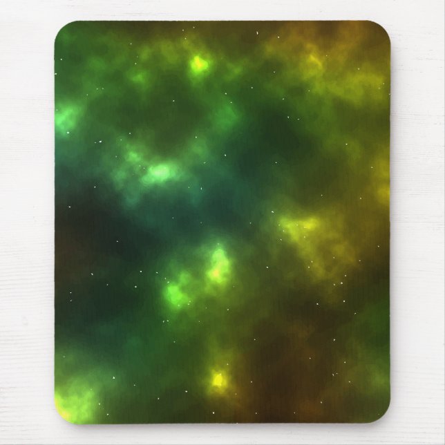 Mousepad Design de Constelações do Espaço Cósmico Abstrato (Frente)