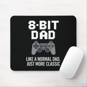 Mousepad design de controladora de jogador clássico de Pai 